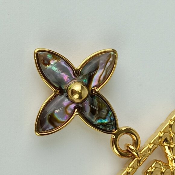 LOUIS VUITTON Gold Keyring - Picture 4 of 7